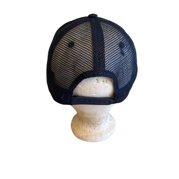 Muletown Roasted Coffee Trucker Hat Otto One Size Fits Most Snapback Navy Mesh C - Picture 3 of 5